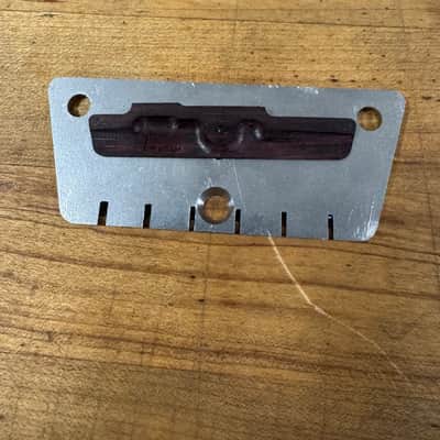 Zamm Baritone Raw Steel Guitar Bridge – Made in USA Fits Danelectro