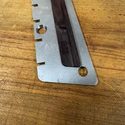 Zamm Bass Raw Steel Guitar Bridge – Made in USA Fits Danelectro