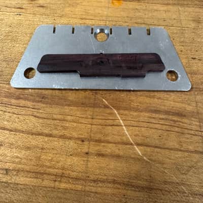 Zamm Baritone Raw Steel Guitar Bridge – Made in USA Fits Danelectro