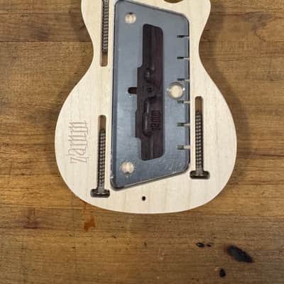 Zamm Baritone Raw Steel Guitar Bridge – Made in USA Fits Danelectro