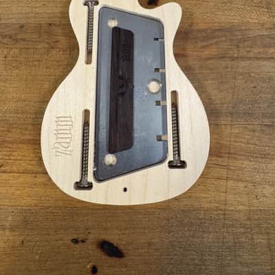 Zamm Bass Raw Steel Guitar Bridge – Made in USA Fits Danelectro