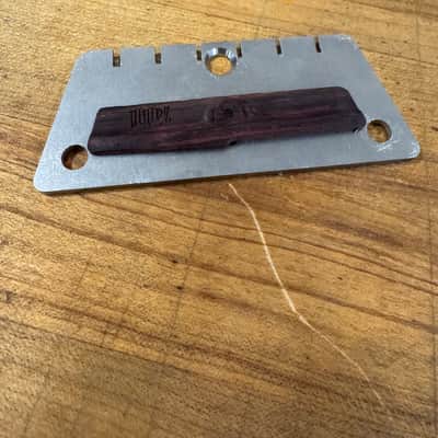 Zamm Left-Handed Raw Steel Guitar Bridge – Made in USA Fits Danelectro