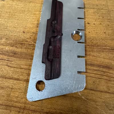 Zamm Baritone Raw Steel Guitar Bridge – Made in USA Fits Danelectro