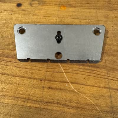 Zamm Left Hand Bass Raw Steel Guitar Bridge – Made in USA Fits Danelectro