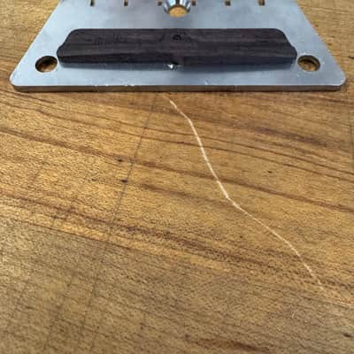 Zamm Guitar Raw Steel Right Hand Bridge for Danelectro Silvertone Made in USA