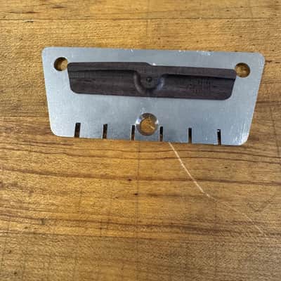Zamm Guitar Raw Steel Right Hand Bridge for Danelectro Silvertone Made in USA