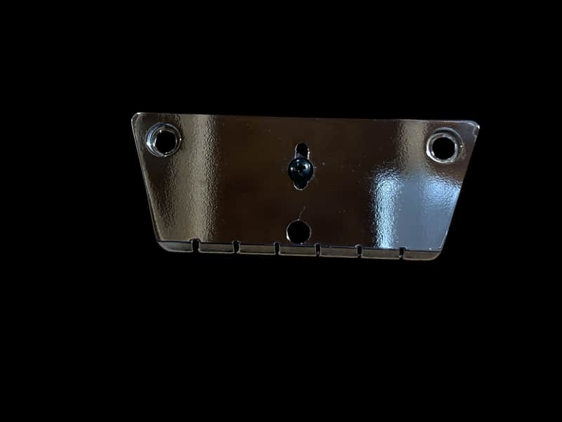 Zamm Guitar Chrome Steel Left Hand Bridge for Danelectro Silvertone Made in USA