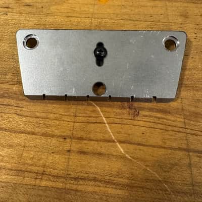 Zamm Baritone Raw Steel Guitar Bridge – Made in USA Fits Danelectro