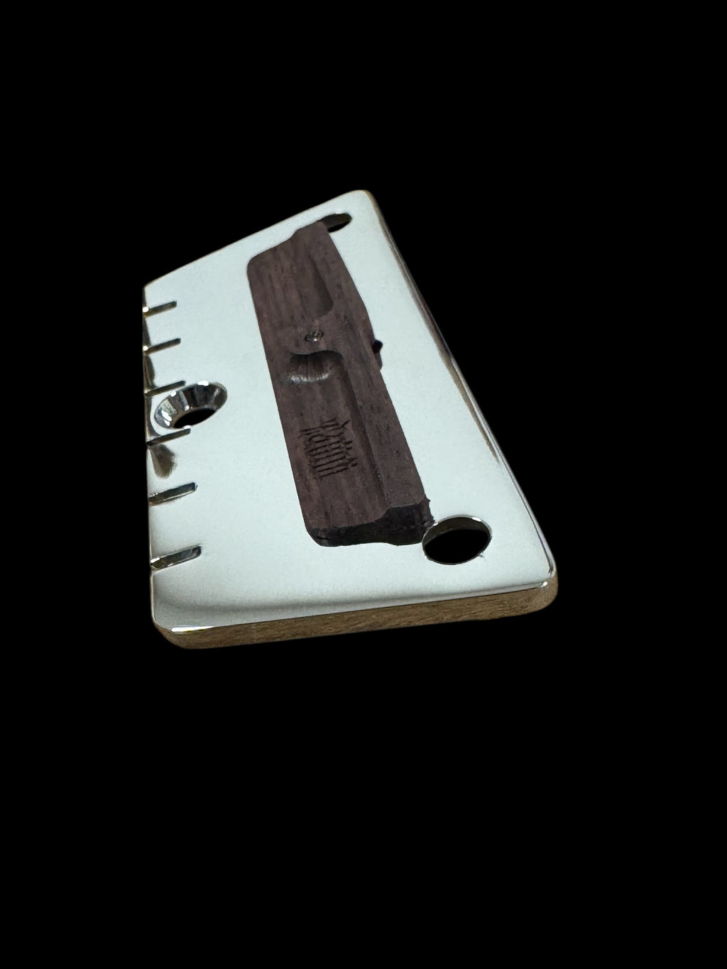 Zamm Chrome-Plated Danelectro Steel Bridge - No-Sag, Improved Intonation