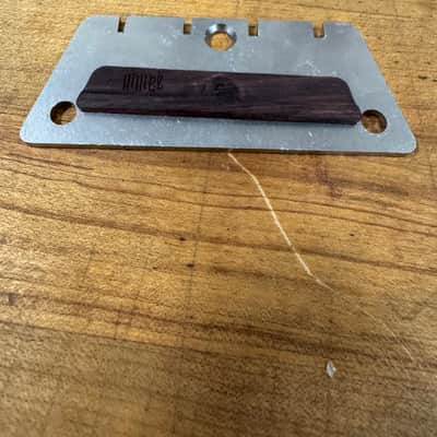 Zamm Bass Raw Steel Guitar Bridge – Made in USA Fits Danelectro