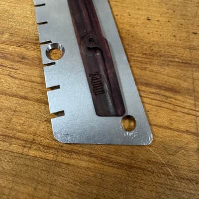 Zamm Left-Handed Raw Steel Guitar Bridge – Made in USA Fits Danelectro