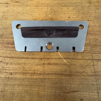 Zamm Left Hand Bass Raw Steel Guitar Bridge – Made in USA Fits Danelectro