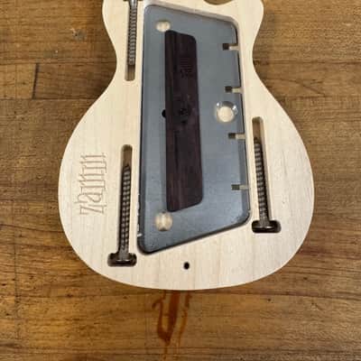 Zamm Left Hand Bass Raw Steel Guitar Bridge – Made in USA Fits Danelectro