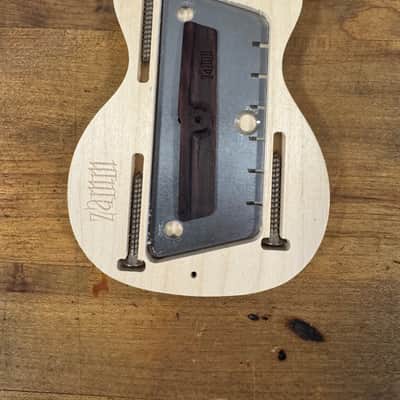 Zamm Left-Handed Raw Steel Guitar Bridge – Made in USA Fits Danelectro