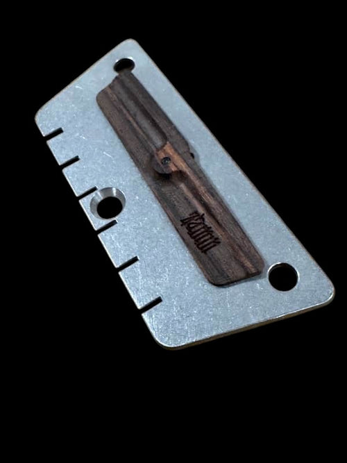 Zamm Guitar Raw Steel Guitar Bridge – Made in USA Fits Danelectro Silvertone