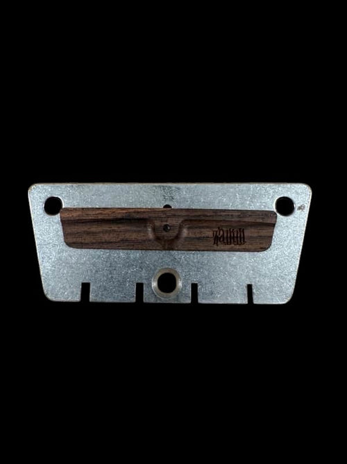 Zamm Bass Guitar 2” Spacing Raw Steel Guitar Bridge – Made in USA Fits Danelectro Silvertone