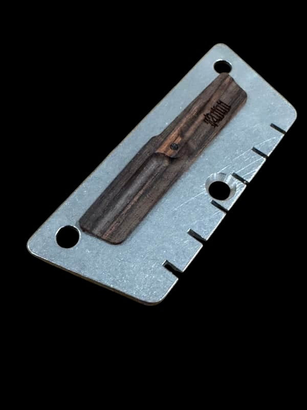Zamm Guitar Raw Steel Guitar Bridge – Made in USA Fits Danelectro Silvertone