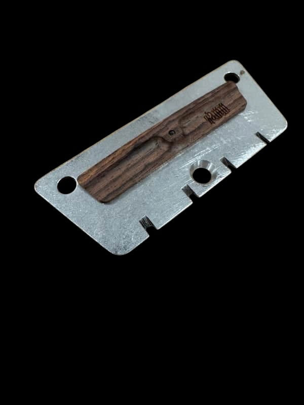 Zamm Bass Guitar 2” Spacing Raw Steel Guitar Bridge – Made in USA Fits Danelectro Silvertone