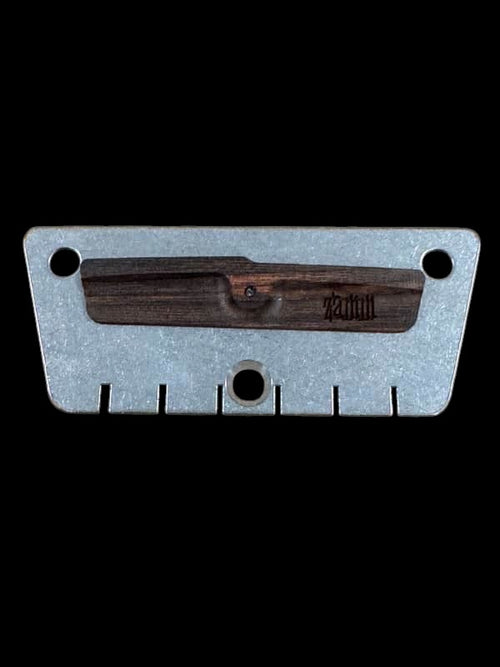 Zamm Guitar Raw Steel Guitar Bridge – Made in USA Fits Danelectro Silvertone
