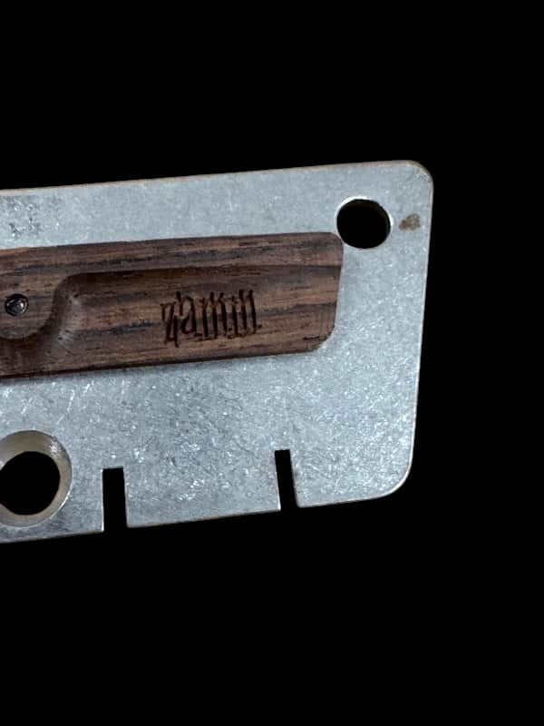 Zamm Bass Guitar 2” Spacing Raw Steel Guitar Bridge – Made in USA Fits Danelectro Silvertone
