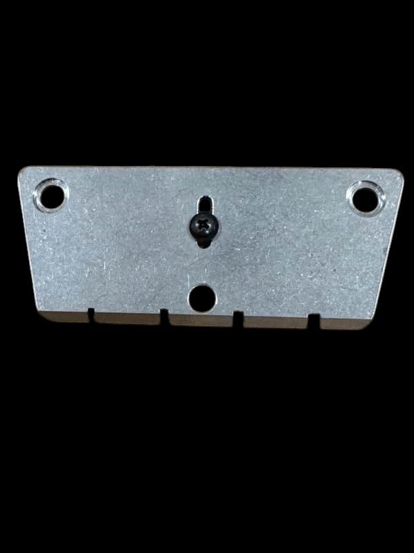Zamm Bass Guitar 2” Spacing Raw Steel Guitar Bridge – Made in USA Fits Danelectro Silvertone